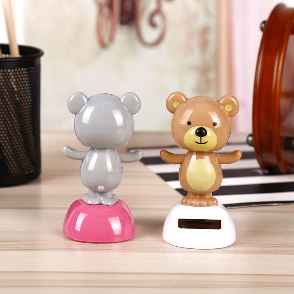 Пластиковая кукла с качающейся головой на солнечной энергии, животное на солнечной энергии для автомобиля, танцующая игрушка на солнечной энергии, кукла в подарок