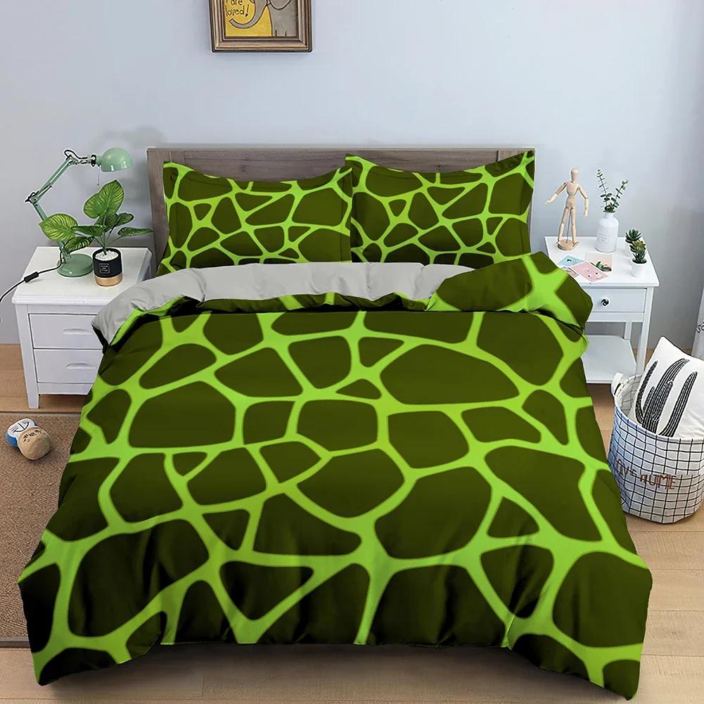 Colorful Spots Print Comfortable Duvet Quilt Cover Pillowcase Bedding Set Children Bedroom Decoration Home Textile