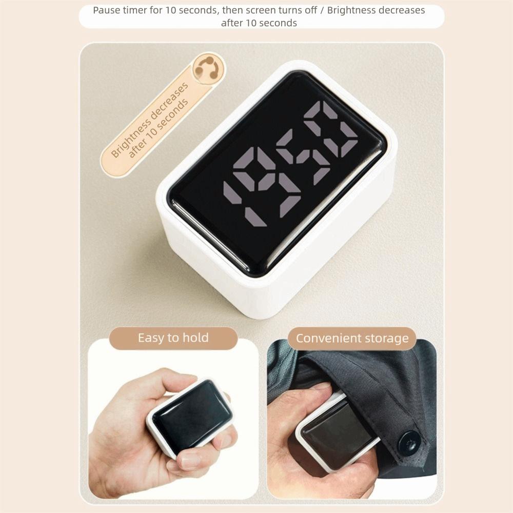 Светодиодный цифровой таймер Мини-таймер обратного отсчета Прочный кухонный таймер для дома