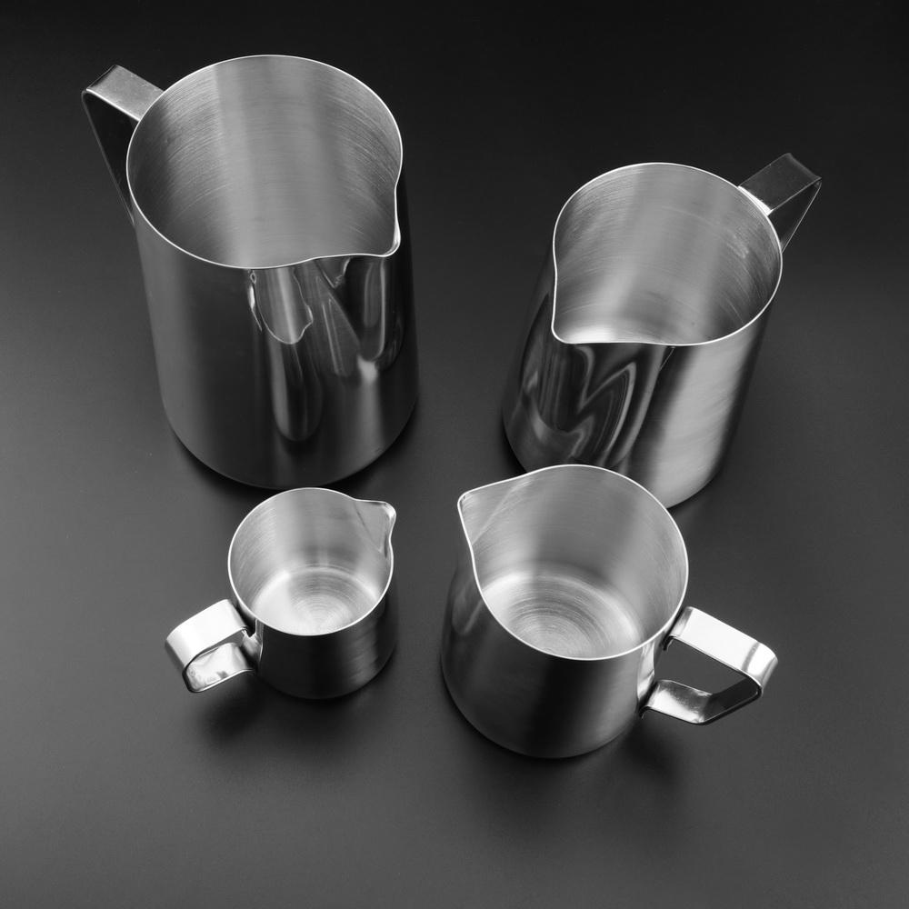 HILIFE Kitchen Tools Coffee Pitcher Barista Craft Coffee Latte Pitcher Stainless Steel Milk Frothing Jug Espresso Pull Flower Cup