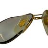 Great Cartier Glasses Trinity Two-bridge half-rim gold mens Used