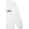 Fear of God Essentials Худи с принтом на длинном рукаве с флисовой подкладкой SS20, унисекс, верхняя одежда, белое FOG-SS20-103