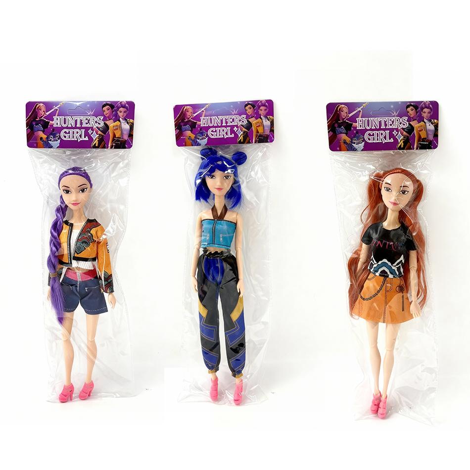 30cm KPOP Demon Hunters Anime Kpop Girl Group Cartoon Rumi Zoey Mira Action Figures Vinyl Figurines Model Dolls Girls Xmas Gift