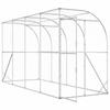 Wall Mounted Chicken Coop Silver 600 x 150 x 215 cm