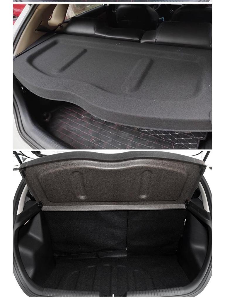 Аксессуары для Kia K2: Перегородка багажника и Доска для хранения солнцезащитных козырьков