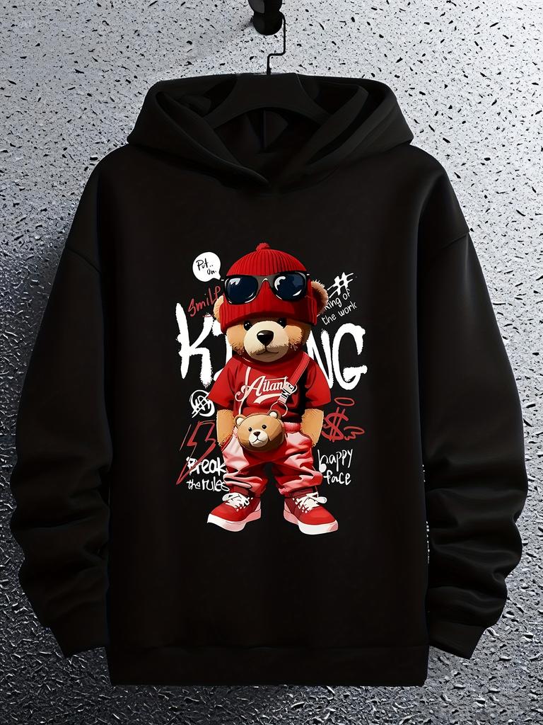 Hoodie Cool Bear Pattern