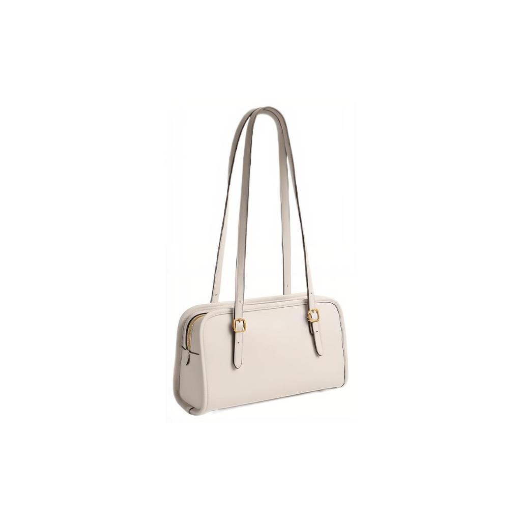 COACH Swing Zip Leather Shoulder Bag, Handbag, Shoulder Bag Medium Women's White CM565-B4HA