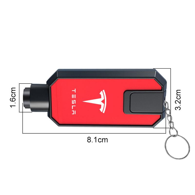 1 шт. Молоток безопасности 3 в 1 для автомобиля, аварийный стеклобой, высокая твердость для Tesla Model S, Model X, Model Y, Model 3, Roadster, аксессуар SpaceX