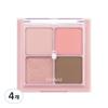 Rom&Better Than Eyes Eye Palette, W02 Dried Peach Blossom, 4
