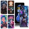 Arcane Jinx Anime Black Silicone Phone Case For Xiaomi POCO X3 X4 NFC F5 M3 M4 M6 X5 X6 Pro F3 F4 GT 5G C55 C65 M5