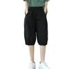 Женские повседневные шорты Streetwear Женские шорты до колена для отдыха с эластичным поясом для лета Удобная посадка Однотонные брюки для Lei