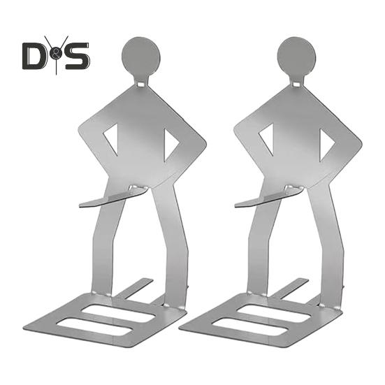 Многоразовая подставка для сосисок и хот-догов, забавная стойка для гриля в виде человека, антикоррозийные складные принадлежности для барбекю для кемпинга, весенних вылазок