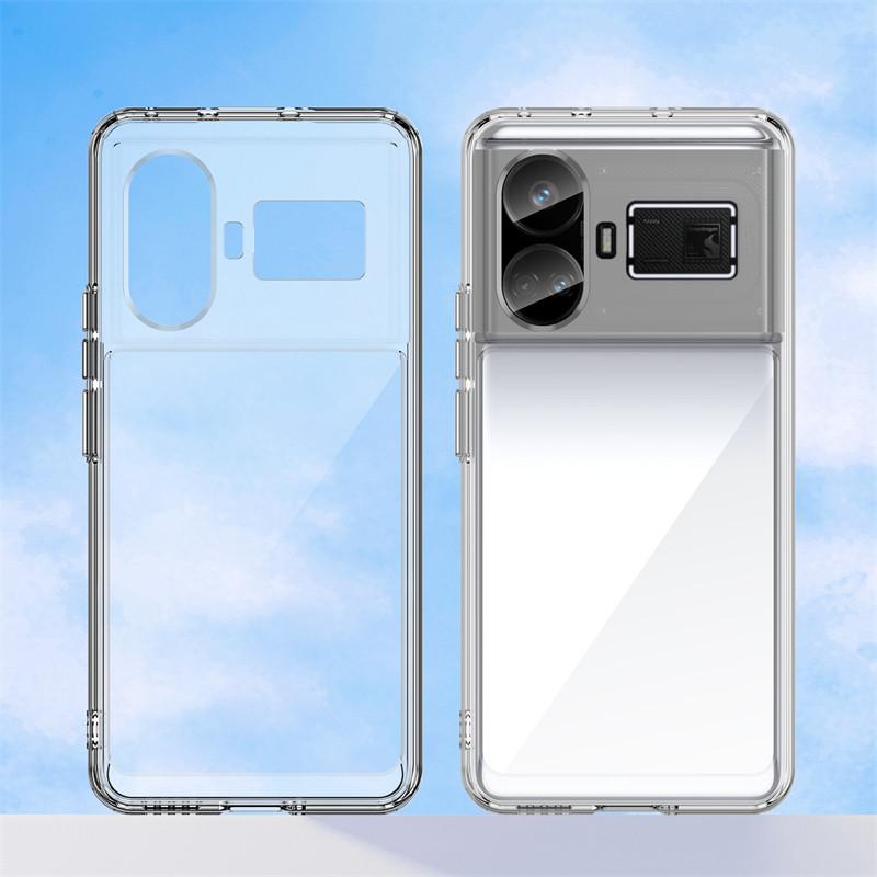 HATOLY для Realme GT5 чехол Realme GT GT5 чехол роскошный прозрачный чехол для ПК противоударный силиконовый защитный чехол для телефона Realme GT5