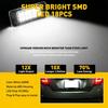White LED Plate License Light For   6Th  Nissan Gen Altima 18SMD