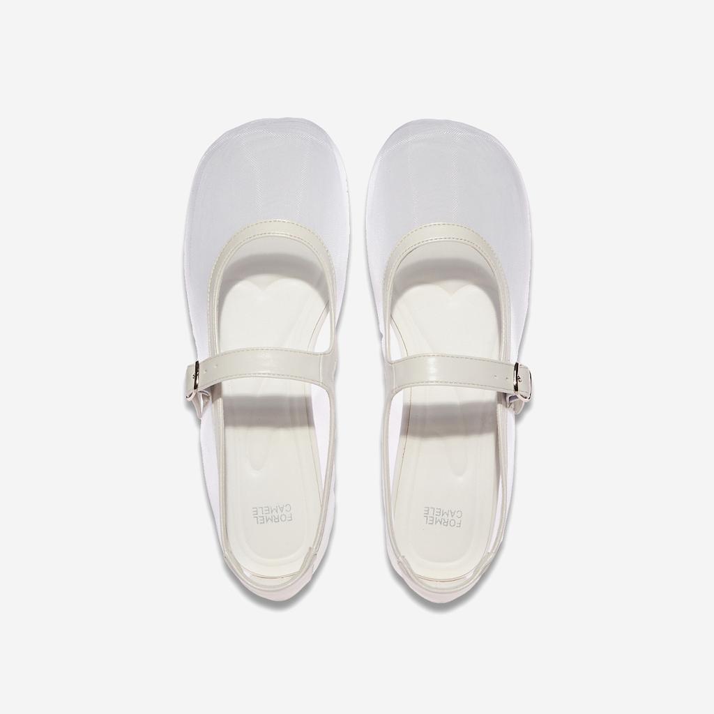 [FORMEL CAMELE] Love Pomel Прозрачные туфли Мэри Джейн, FLS1F1SP051, 1010112569, Популярная корейская обувь