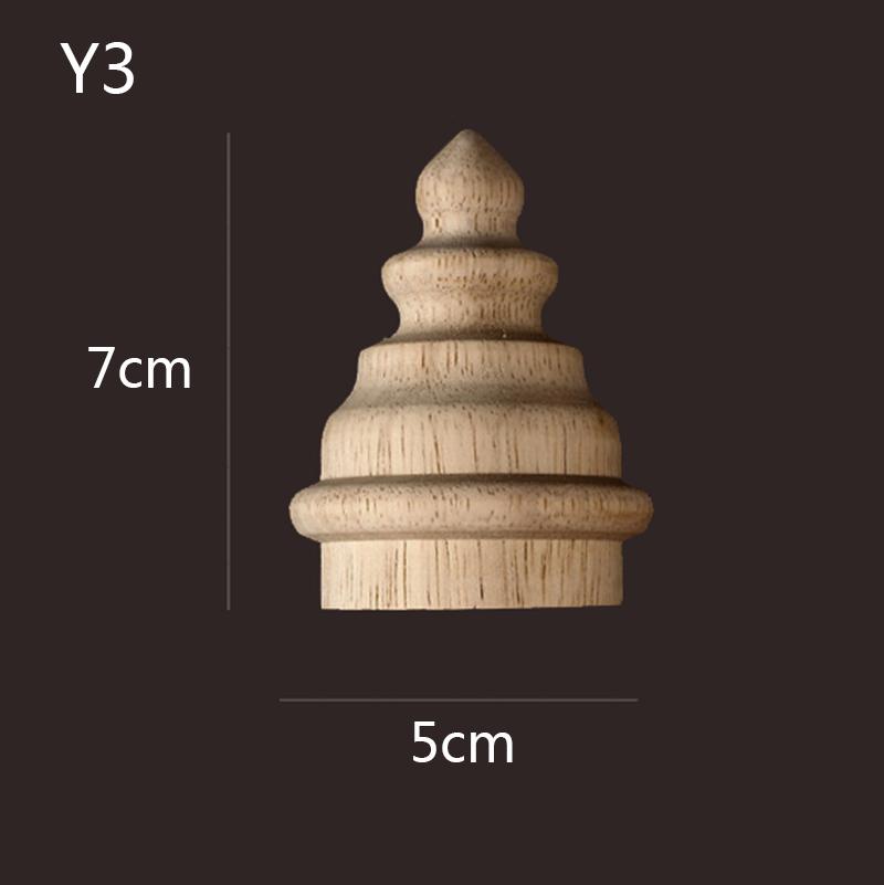 Резьба по дереву, круглая деревянная ножка, мебель для ног, цилиндрический шар, аппликация, декор комнаты в стиле кавайи, украшение для лестницы из дерева в виде льва