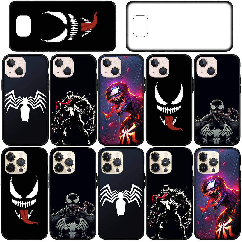 Cover for iPhone 17 16 15 Xiaomi Poco Redmi Note 14 13 12 11 Pro Max 9 16e Samsung Galaxy S25 S24 S23 A06 A56 OPPO Huawei Venom Superhero Phone Case