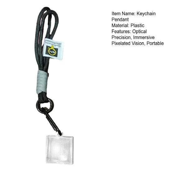 Пиксельный объектив брелок подвеска фотография оптический дизайн Pixel World фотография инструмент