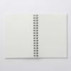 MUJI Plantation Wood Paper 48 6mm Horizontal NAA47A4S Double-Ring Notebook, Beige, A6, Pages, Ruled,