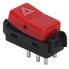 Warning Hazard Light Emergency Flasher Switch 1248200110 Red Replacement for Mercedes W124 W201 W202