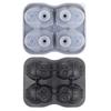 Ice Cube Mold Owl Shape Ice Cube Tray 4 Grids Funnel Lid Design