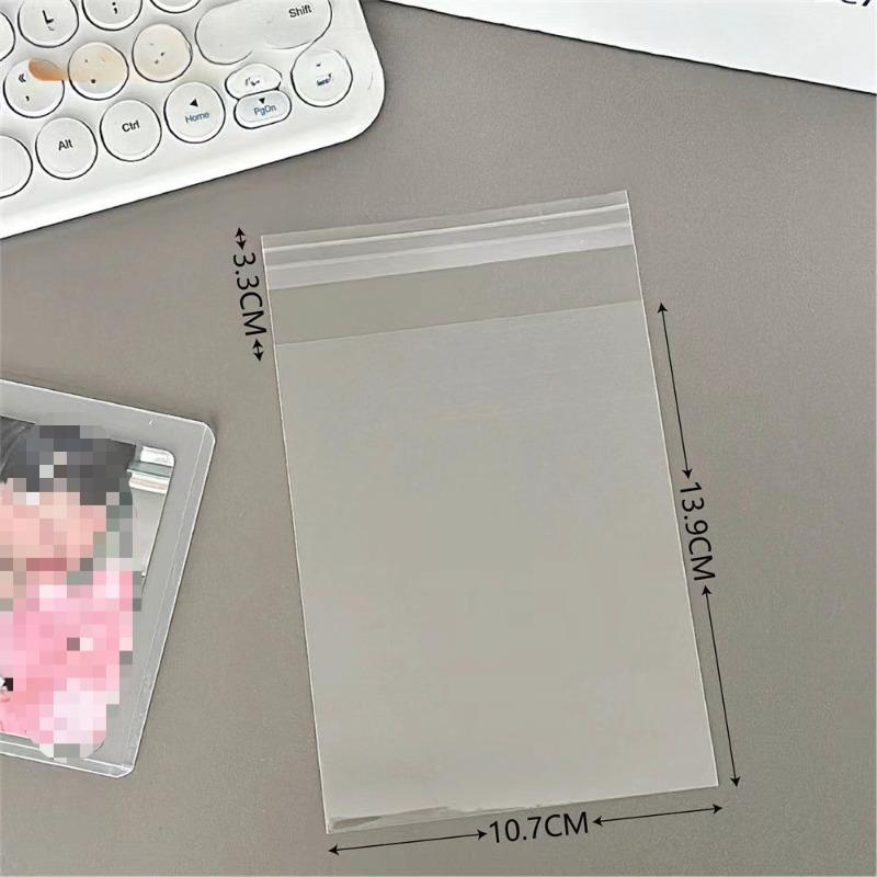 10Pcs INS Pastoral Girl Tea Party Folding Card Back Kpop 3 Inch Photo Card Sell Card DIY Packing Decorative Fixed Board
