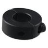 Oxide Carbon Steel Shaft Collars Black Inner Diameter 6-55mm Ring Collar Double Split Clamping Collar Conveyor Belt Systems