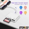 3-в-1 Адаптер-кардридер SD TF Card USB 2.0 3.0 для MacBook Pro Ноутбука ПК Камеры Мобильных Телефонов