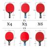 KOKUTAKU ITTF Approved Professional 4/5/6 Star Ping Pong Racket Carbon Table Tennis Racket Bat Paddle Set Pimples In Rubber with Bag