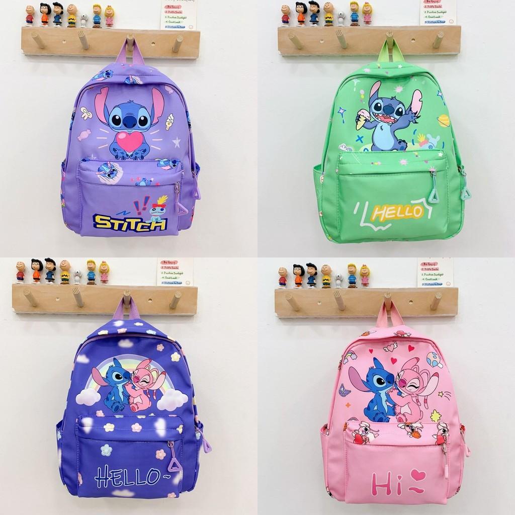 Angel Heart Ice Cream Rainbow Cartoon Printed Children Backpack