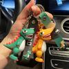 3D Epoxy Tyrannosaurus Rex Keychain Pendant - Creative Dinosaur Doll Accessory