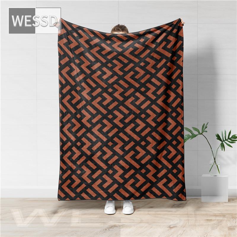 Одеяло для кровати, черно-белое фланелевое одеяло с геометрическим принтом, одеяло для дивана, гобелен, декоративное пляжное полотенце, мягкое плюшевое портативное дорожное одеяло