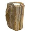 Petrified Wood Tealight Candle Holder