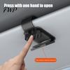 Car Accessory Glasses Clip Sunglasses for Visor Magnetic Eyeglass Holder with Interior Soft Padding Scratch-Free Vehicle Stylish
