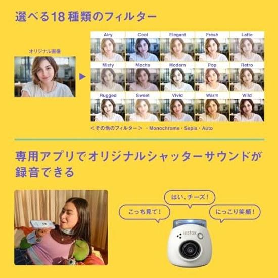 Fujifilm Handheld Size Camera Cheki INSTAX Pal Pistachio Green Wide Angle Lens Multi Format INS