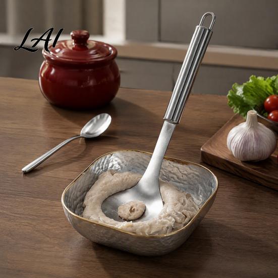 Professional Food Prep Tool 304 Stainless Steel Meatball Maker Scoop Hand Press Scoop for Fish Shrimp Rice Dumpling Shaper Balls Non-Stick Meat Ball