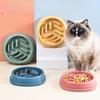 New Pet Slow Food Bowl Dog Anti-choking Food Bowl Extra Large Capacity Feeder Anti-slip Anti-knock Pet Bowl