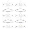 10Pcs Clothes Hanger Durable Abs Girly Heart Pink Love Bow-Knot Pattern Hanger Non-Slip Clothes Hanging Supplies