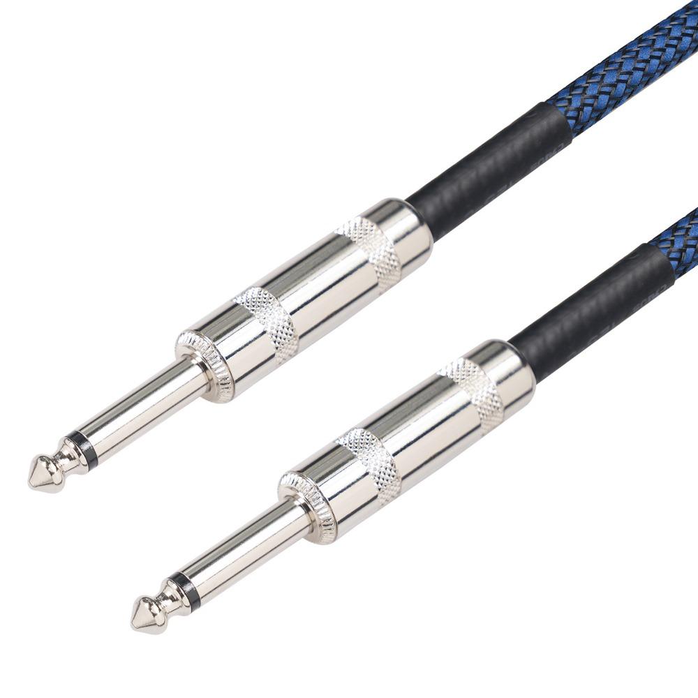 Plug and Play Guitar Cable Noise Reduction Bass Cable 6.35mm Instrument Cable  Electric Guitar