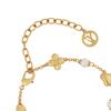 Louis Vuitton Heart Logo Metal Bracelet Women bracelets Gold M1105A