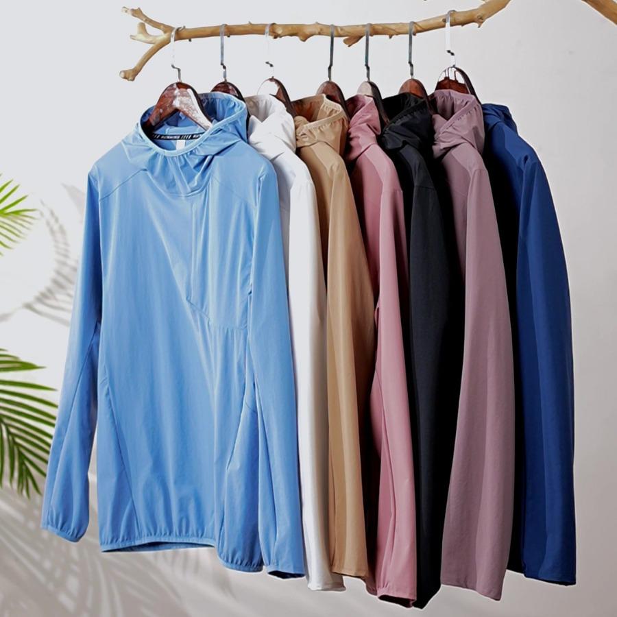 Ветрозащитная куртка для бега с капюшоном - Унисекс, водоотталкивающая, теплая, осенний спортивный пуловер для альпинизма