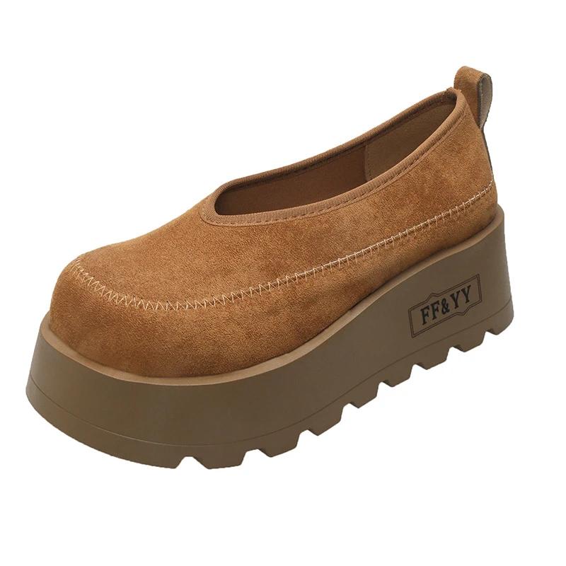 Мода 2025 Платформа Плоские Сандалии Женские Кроссовки Обувь Повседневные Лоферы Тренд Дизайнер Новые Весенние Замшевые Комфортные Для Ходьбы Zapatos Mujer