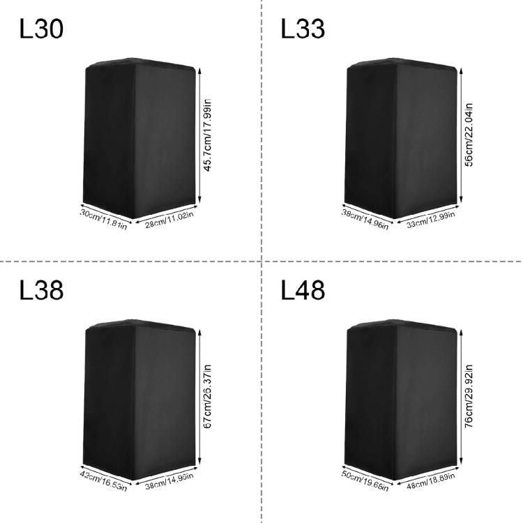 Универсальный чехол для акустических систем с УФ-покрытием и усиленной прошивкой, предназначенный для использования на открытом воздухе.