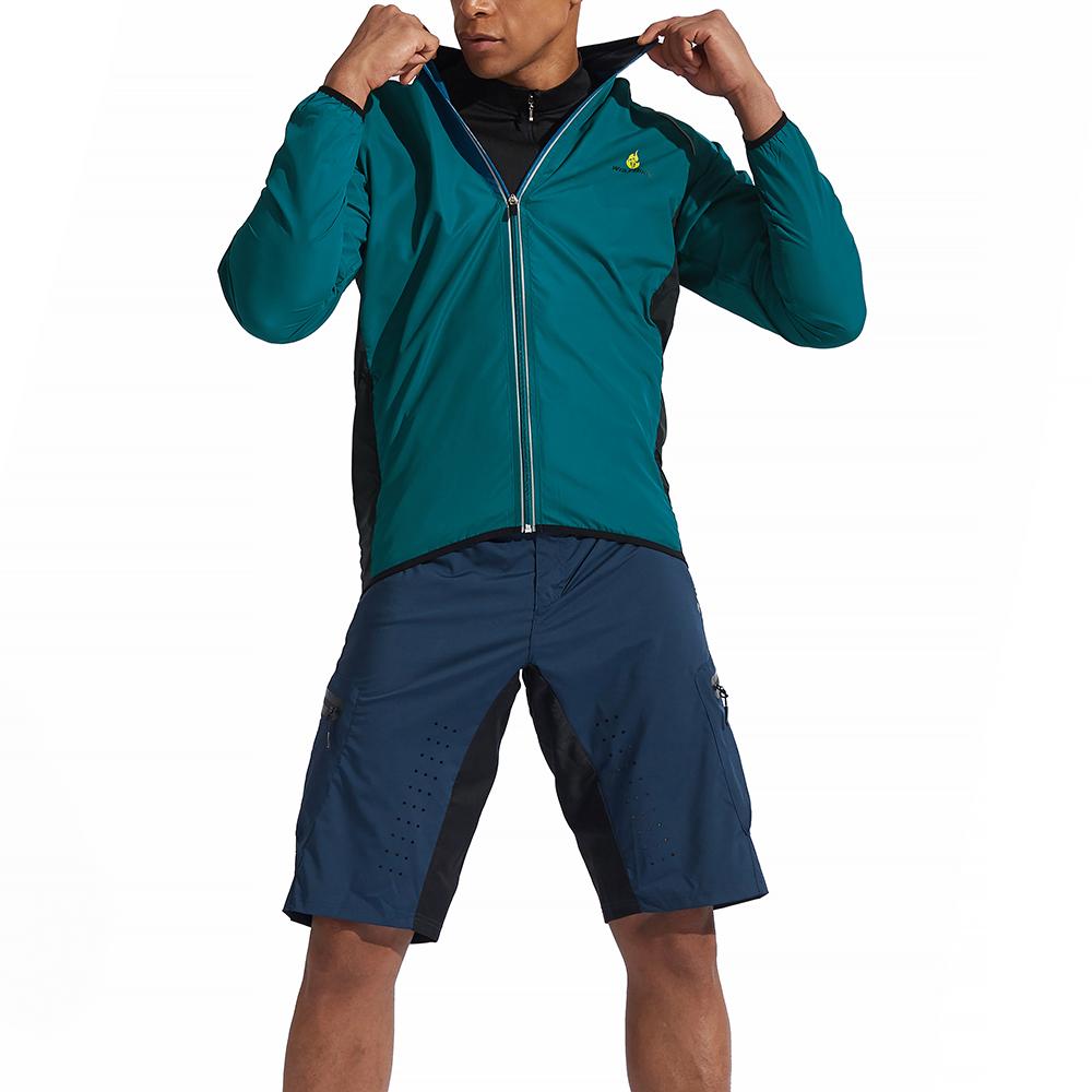 Комплекты для велоспорта WOSAWE Мужская куртка для езды на велосипеде Мешковатые шорты Костюмы