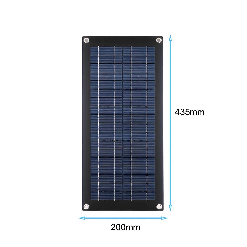 DC12-18V 60W USB Solar Panel 12V-18 Portable Battery Charger For Cell Phone Outdoor Waterproof Power Bank For Camping Parts