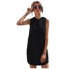 Women's Hoodie Drawstring Sports Casual Solid Sleeveless Slim Fit Dress
