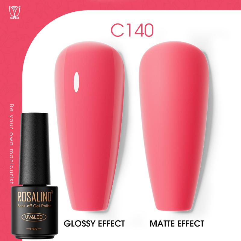 ROSALIND Лазерный верхний слой гель-лака для ногтей Яркий полуперманентный отмачиваемый УФ-лак для ногтей Многоцветный гель-лак Гибридный для дизайна ногтей Светодиодная/УФ-лампа