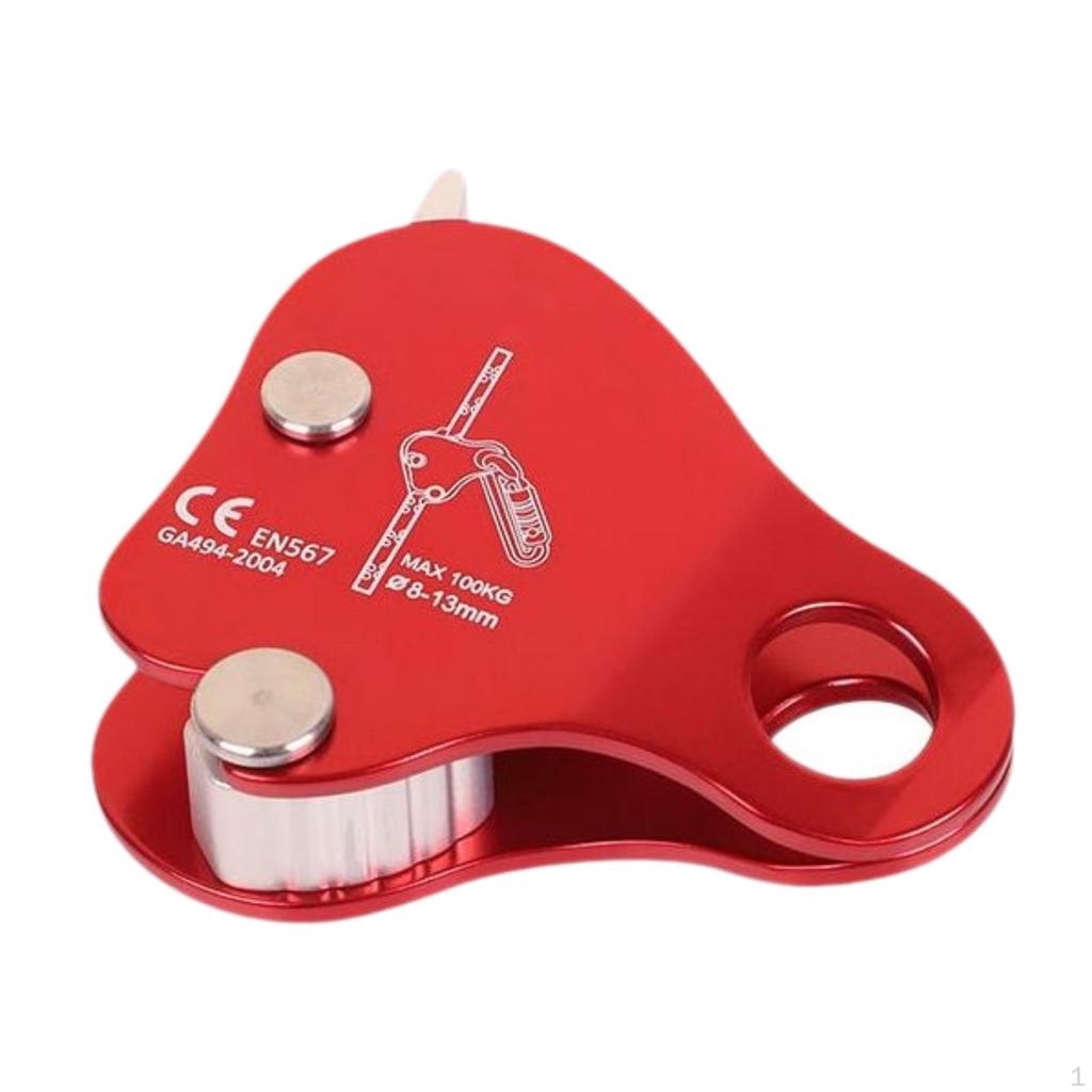 Tree Climbing Rope Grab Protection Belay Accessories Fall Arrester Adjuster for Outdoor
