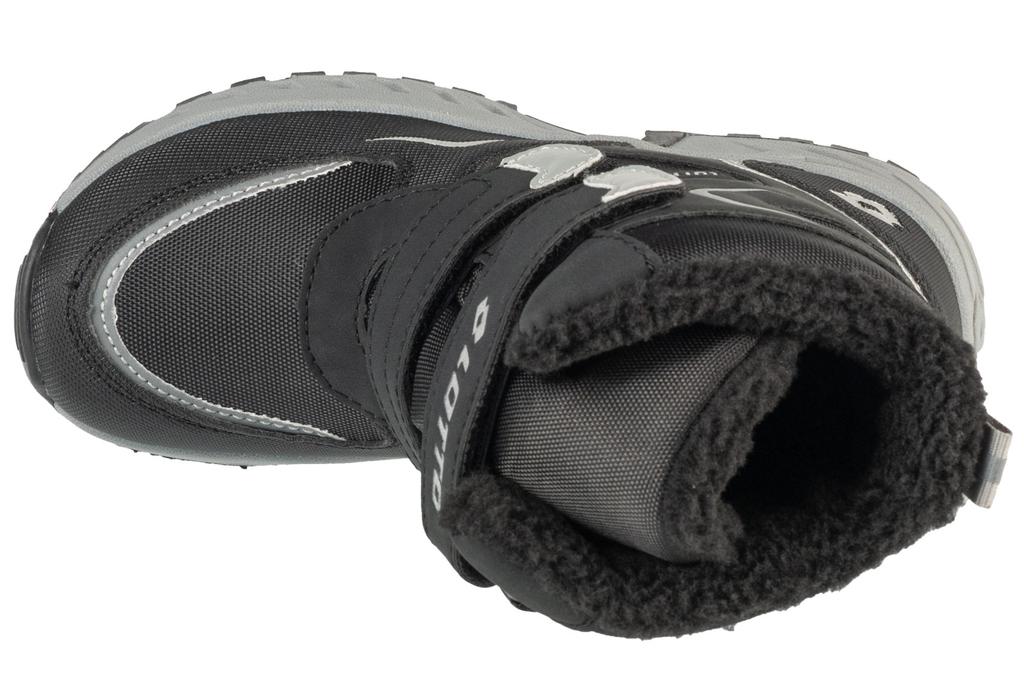 Lotto Alstyne Tex K, for Boy Black Winter Boots