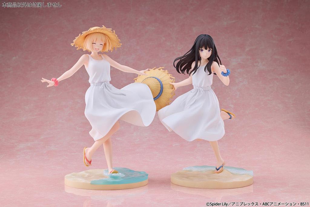 BellFine Licorice Recoil Takina Inoue White Dress Scale PVC Complete Figure BF202 Ver. 1/7 Pre-painted